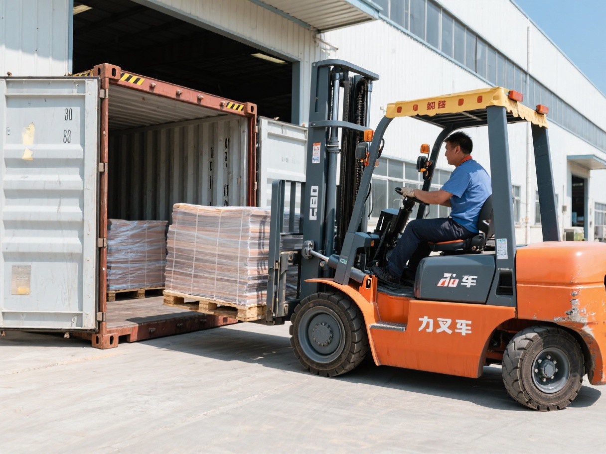 Export container loading