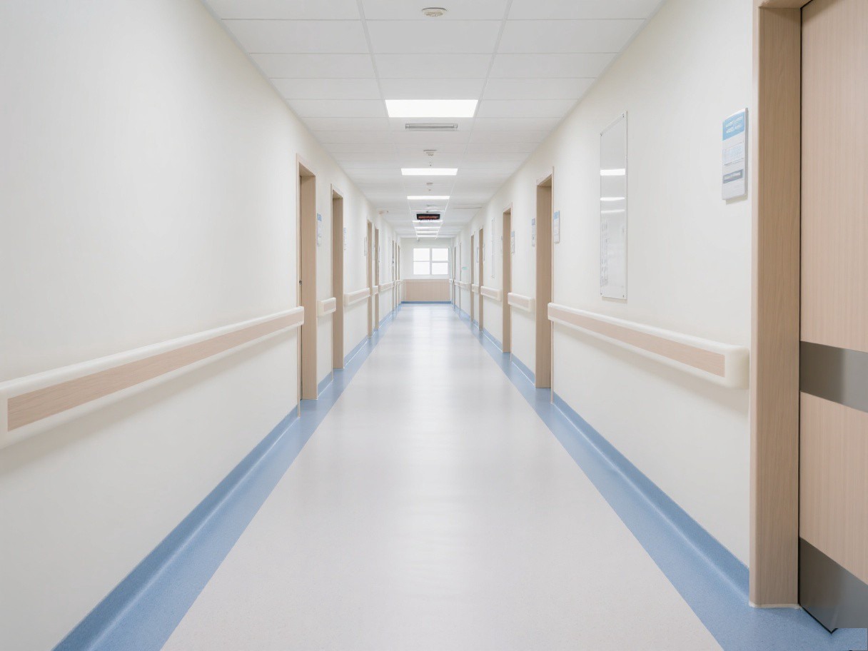 Hospital Corridor Flooring