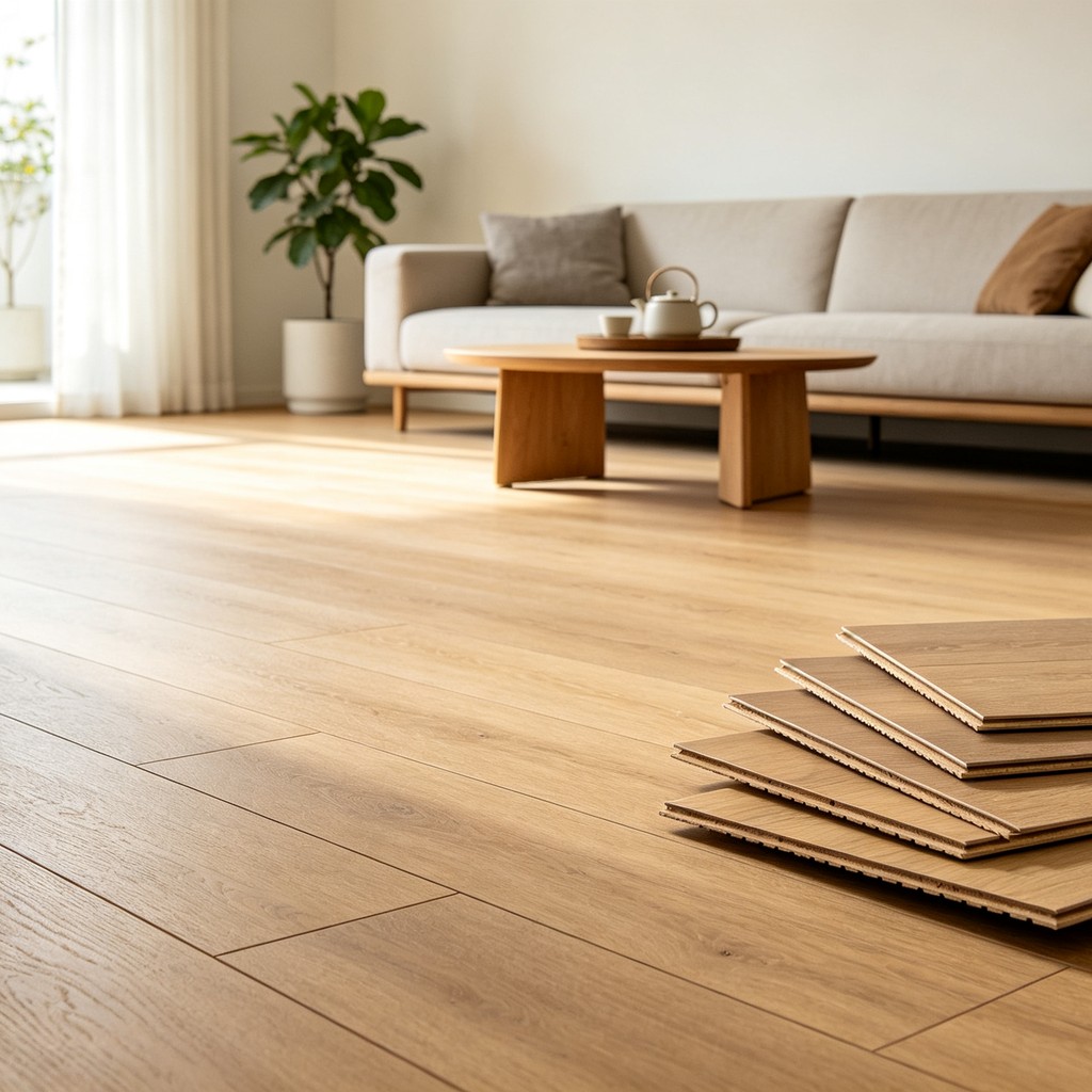 Loose Lay residential quick install 4.0mm grey wood grain flooring